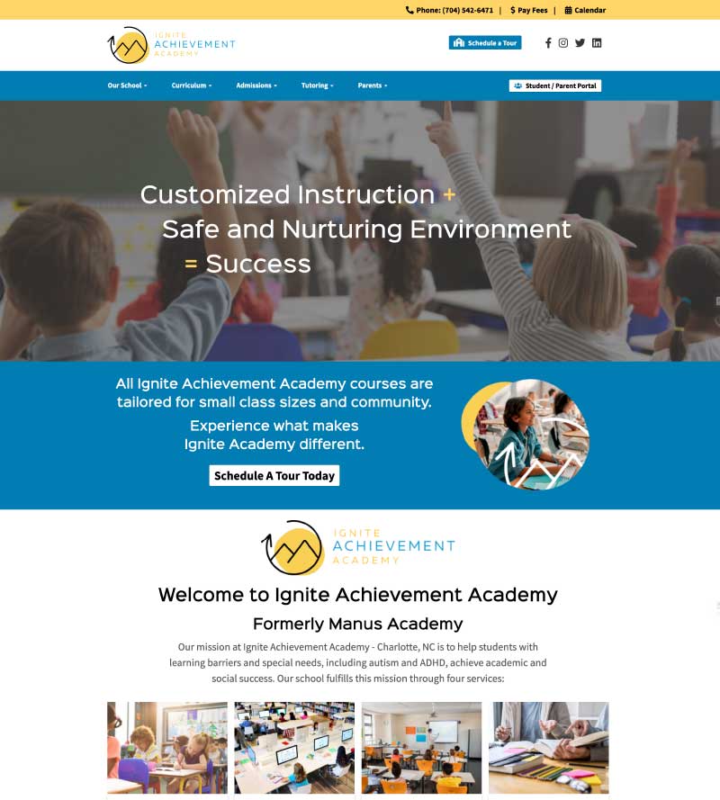 A School Marketer's Guide to Effective Marketing image Ignite Achievement Academy in Charlotte, NC